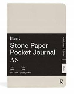 Karst notes Pocket Journal A6 gładki Stone