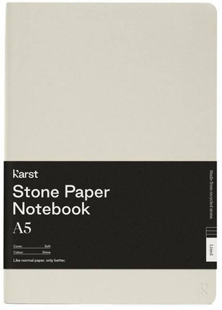 Karst notes A5 linia oprawa twarda Stone 144 stron