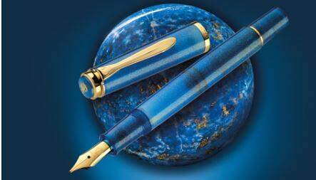 Pióro Wieczne  M200 B Golden Lapis Set +atrament Pelikan