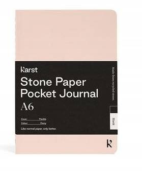 Karst notes Pocket Journal A6 gładki Peony