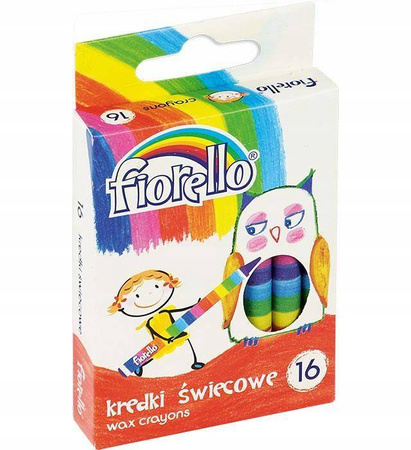 Kredki Fiorello świecowe 16 kol.