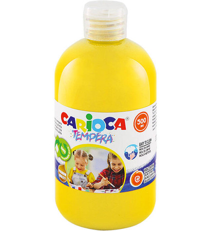 Farba Carioca tempera N 500 ml (40427/03) żółta