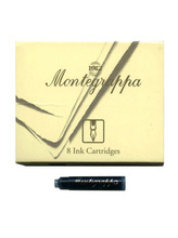 MONTEGRAPPA NABOJE DO PIÓRA CZARNE 8SZT