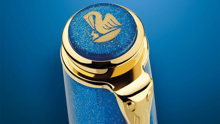 Pióro Wieczne  M200 B Golden Lapis Set +atrament Pelikan