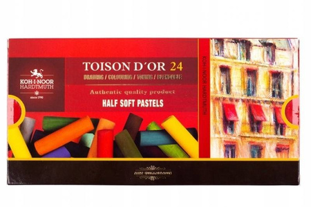 Pastele suche TOISON D'OR 24 kolory Koh i Noor