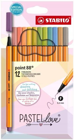 Flamastry STABILO Pen 68 brush opk 20 sztuk