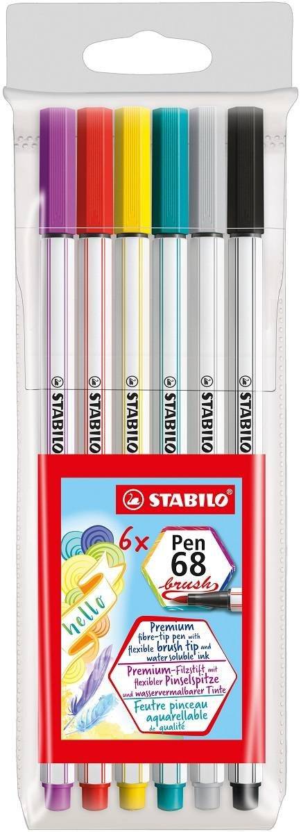 Flamastry Stabilo Pen 68, 8 sztuk