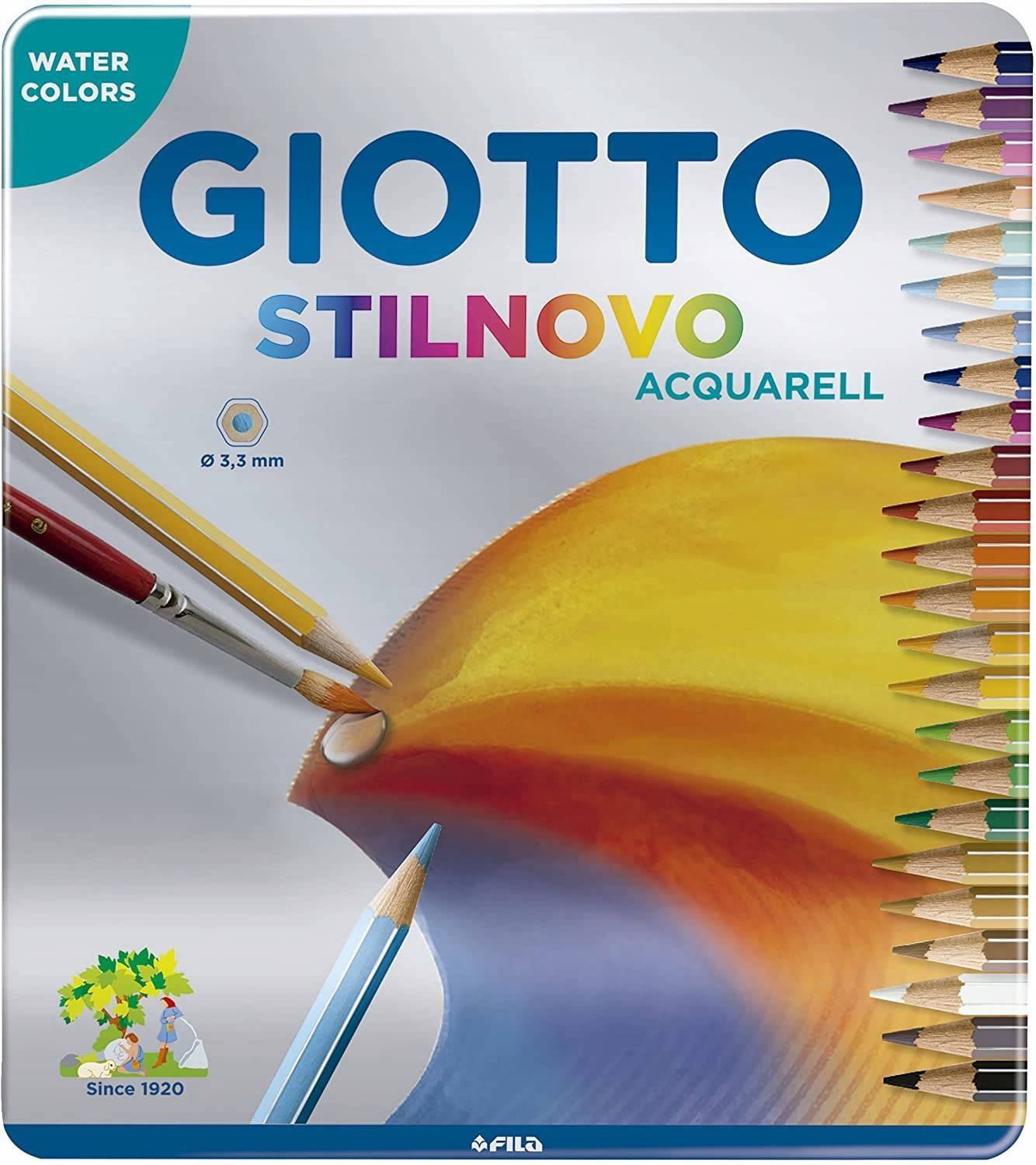 Giotto Stilnovo Acquarell 24 Box 