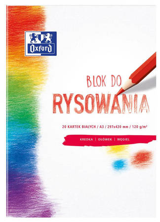 BLOK OXFORD A3 DO RYSOWANIA 120GR.