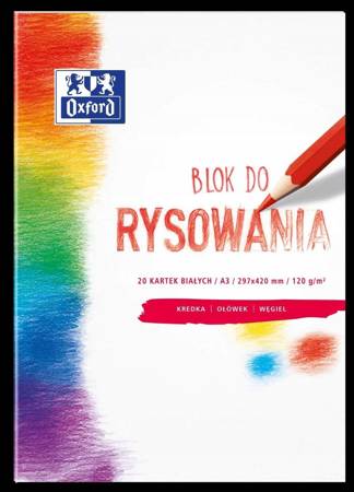 BLOK OXFORD A3 DO RYSOWANIA 120GR.