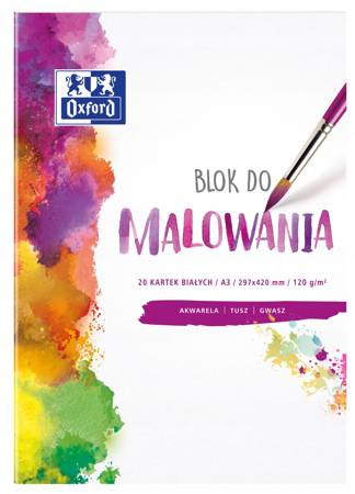 Blok Oxford do malowania A3 120 gram