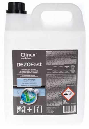 CLINEX DEZOFAST 5L PŁYN DO DEZYNFEKCJI