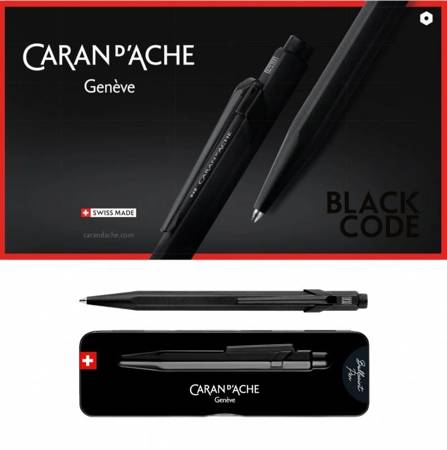 Długopis CARAN D'ACHE 849 Black Code czarny