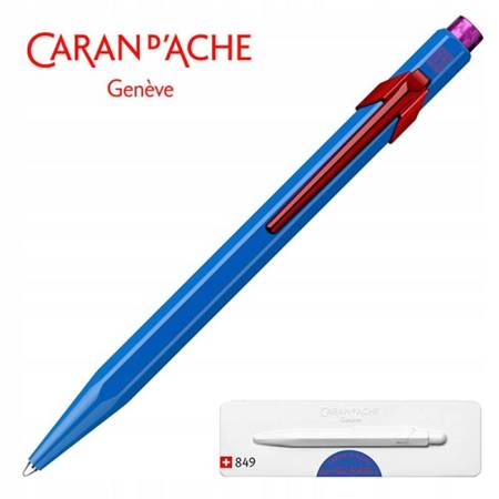 Długopis CARAN D'ACHE 849 Cobalt Blue w pudełku