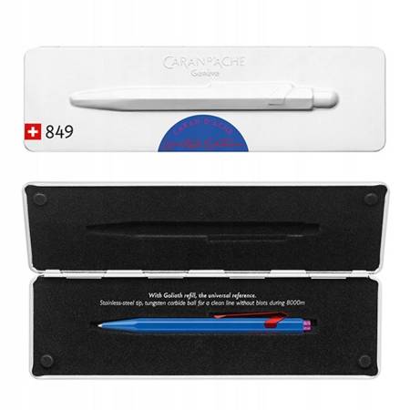 Długopis CARAN D'ACHE 849 Cobalt Blue w pudełku