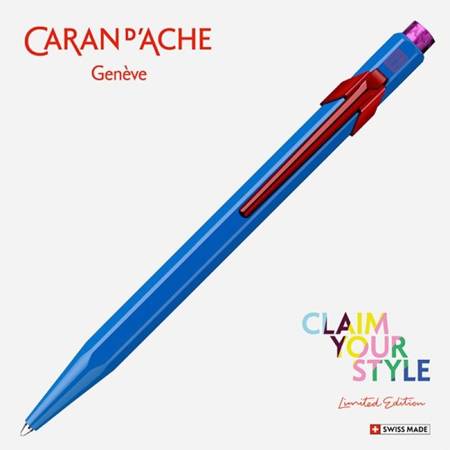 Długopis CARAN D'ACHE 849 Cobalt Blue w pudełku