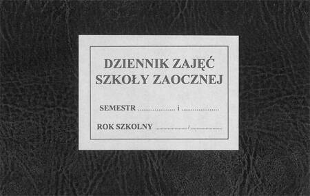 Dziennik szkoły zaocznej