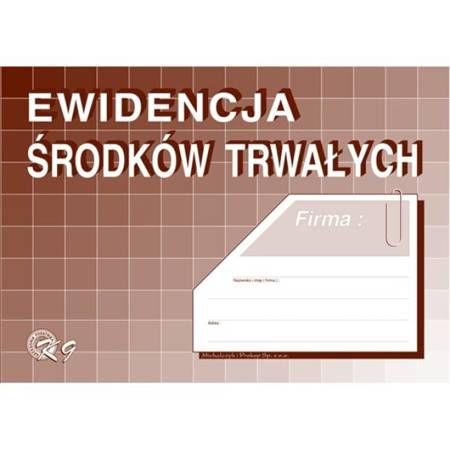 Ewidencja środków trwałych A4 Michalczyk i Prokop