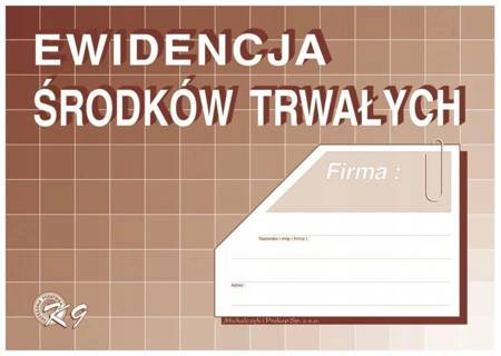 Ewidencja środków trwałych A4 Michalczyk i Prokop