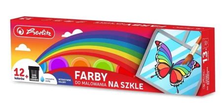 FARBY DO MALOWANIA NA SZKLE/WITRAŻY herlitz