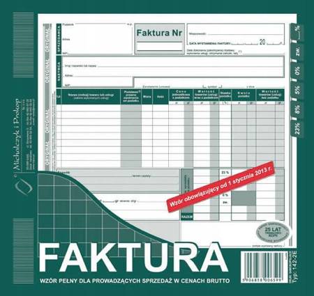 Faktura 2/3 A-4 (brutto)