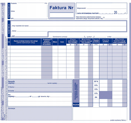 Faktura netto Michalczyk i Prokop 102-2E 2/3 A4 80