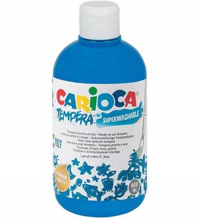 Farba Carioca tempera 500 ml błękit