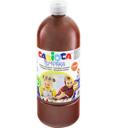 Farba Carioca tempera N 1000 ml (40430/06) brązowa