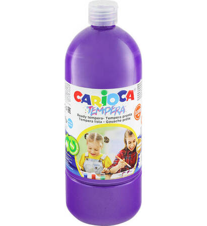 Farba Carioca tempera N 1000 ml (40430/18) fioletowa