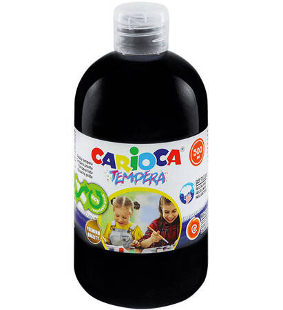 Farba Carioca tempera N 500 ml (40427/02) czarna