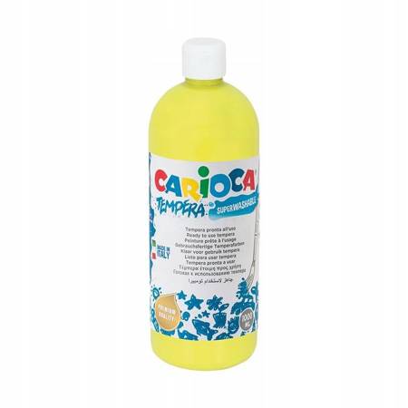 Farba tempera 1000 ml CYTRYNOWA Carioca