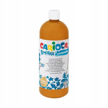 Farba tempera 1000 ml Jasnobrązowa Carioca