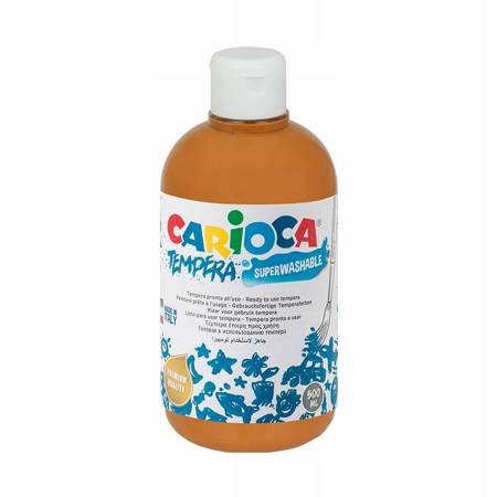 Farba tempera 500 ml JASNOBRĄZOWA Carioca