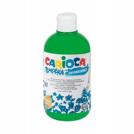 Farba tempera 500 ml ZIELONA Carioca