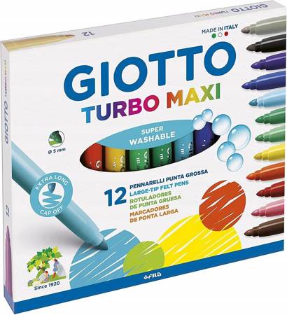 Giotto Turbo Maxi Pisaki 12 szt