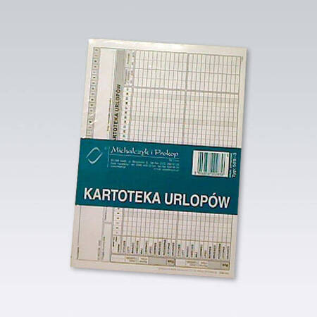 KARTOTEKA URLOPOWA A5 A'20 M&P 525-3