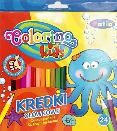 KREDKI COLORINO 24KOL.HEKSAGO.