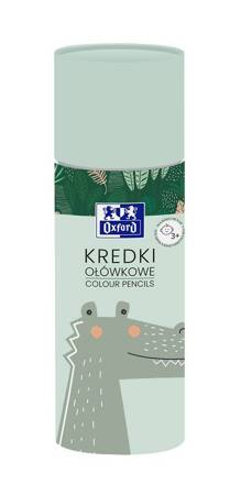 KREDKI OŁÓWKOWE OXF KIDS TUBA 24+2 KOL MIX