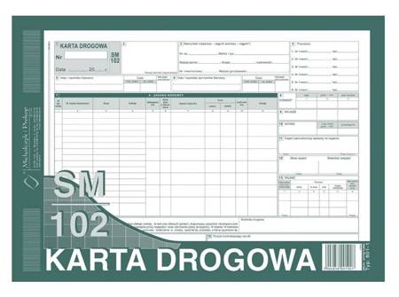 Karta drogowa A4 M&P 801-1N