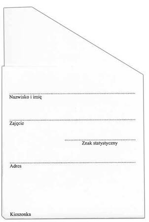 Kieszonka do karty książki