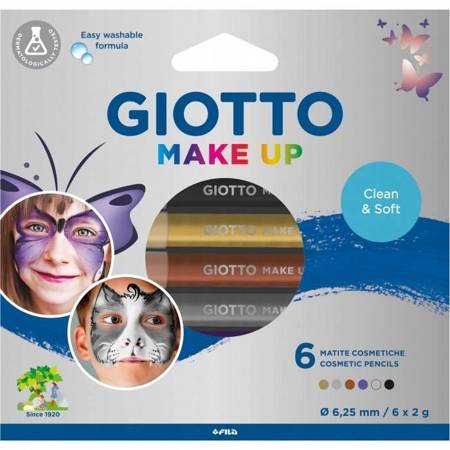 Kredki kosmetyczne Giotto Make Up 6 kolorów