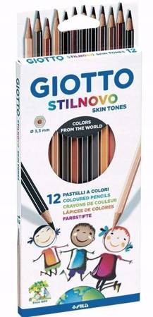 Kredki pastelowe Giotto Stilnovo Skin Tones 12 kol