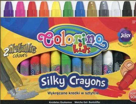 Kredki świecowe żelowe 12 kolorów Colorino Kids