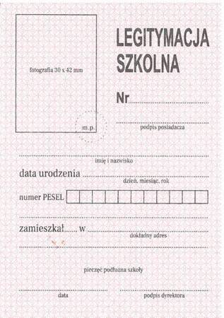 Legitymacje szkolne dla niepełnosprawnych uczniów szkół policealnych dla młodzieży oraz niepełnosprawnych słuchaczy szkół dla dorosłych