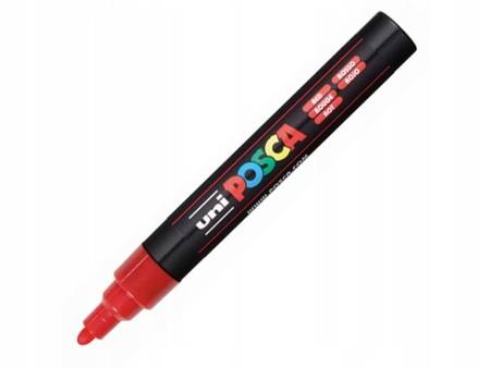 MARKER UNI PC-5M POSCA CZERWONY nr 15