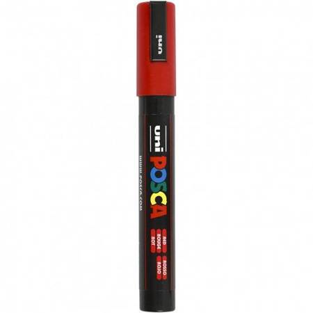 MARKER UNI PC-5M POSCA CZERWONY nr 15