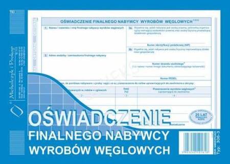 Oświadczenie finalnego nab.wyr.węglowych