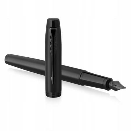 PARKER IM pióro wieczne Achromatic Black mat F