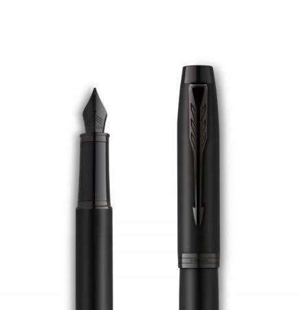 PARKER IM pióro wieczne Achromatic Black mat F