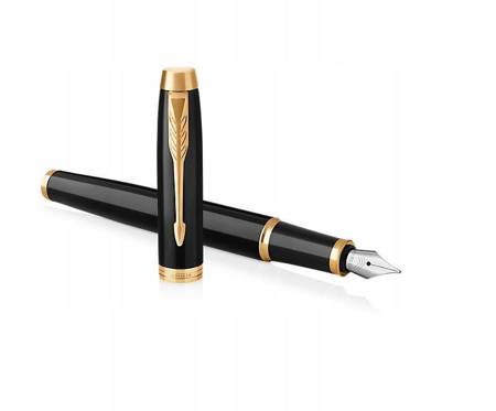 PARKER IM pióro wieczne Black Lacquer GT F